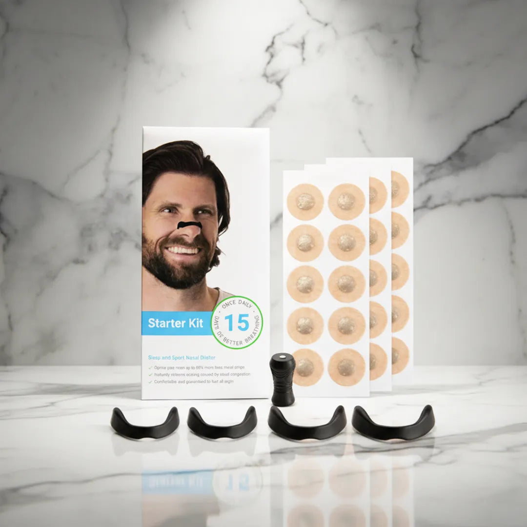 Ezyrin AirEase™ – Magnetic Nasal Strip Starter Kit