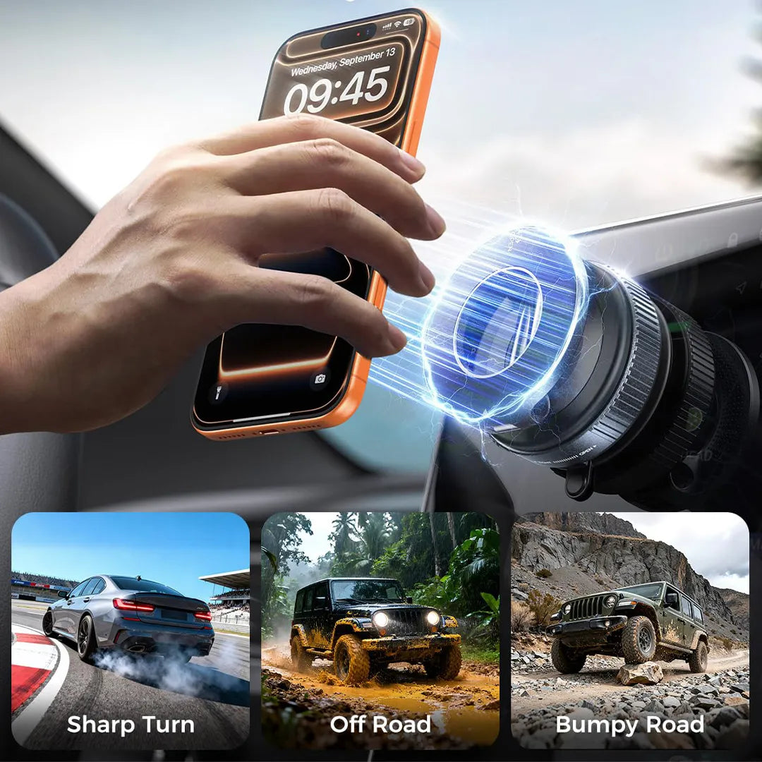 Ezyrin MagLock™ – Magnetic Suction Phone Mount