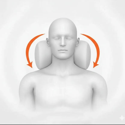 Ezyrin DriveComfort™ – Ergonomic Memory Foam Car Neck Pillow